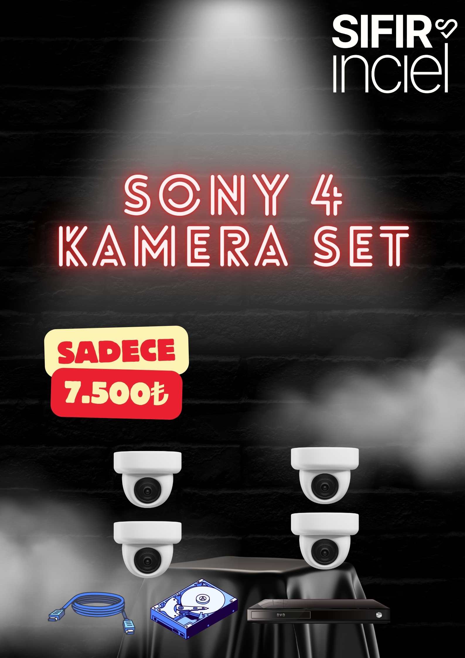 Sony 4 kamera SET